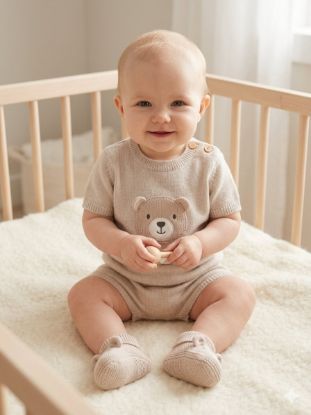 Imagen de Set Tejido de Bebé Oso Max Studio x3 Piezas